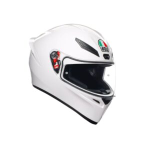 K1 S WHITE - MOTORBIKE FULL FACE HELMET DOT (E2206)