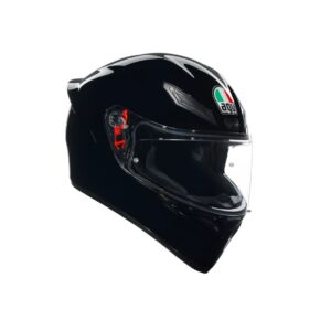 K1 S BLACK - MOTORBIKE FULL FACE HELMET DOT (E2206)