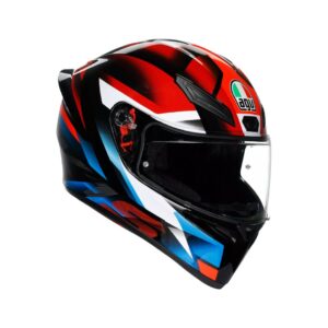 K1 S FASTLAP BLACK/RED/BLUE - MOTORBIKE FULL FACE HELMET DOT (E2206)