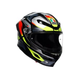 K6 S DOT(E2206) - ERAZER BLACK/RED/YELLOW FLUO