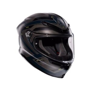 K6 S ENHANCE MATT GREY/YELLOW FLUO - MOTORBIKE FULL FACE HELMET DOT (E2206)
