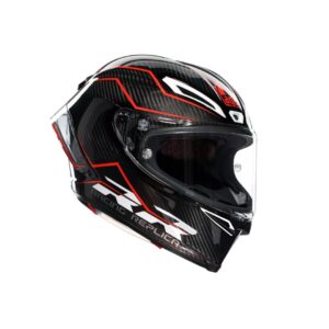 PISTA GP RR PERFORMANTE CARBON/RED - MOTORBIKE FULL FACE HELMET E2206 DOT