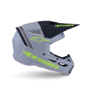 SM3 Radium Helmet ECE06/DOT - Gray/Black/Yellow Fluo Matt