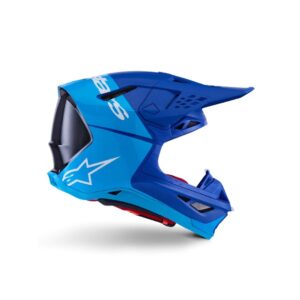Supertech M10 Flood Helmet - Met Blue/Med Blue/Black Carbon Matt & Glossy