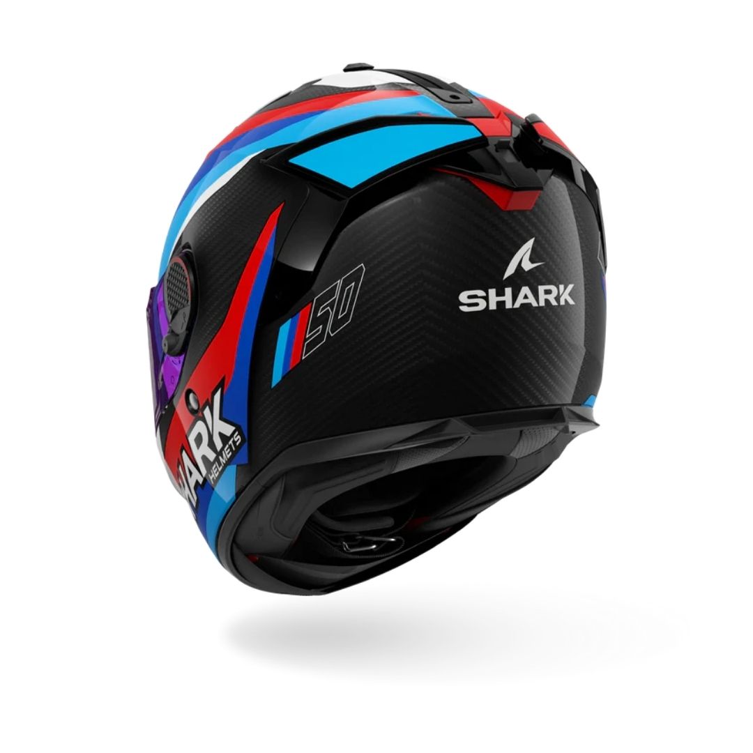 SPARTAN GT PRO CARBON GUINTOLI Carbon Blue Red - Image 2