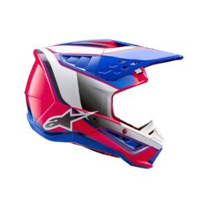 SM5 Sail Helmet - White/Diva Pink/Enamel/Blue Glossy
