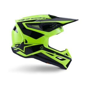 SM3 Heat Helmet ECE06/DOT - Yellow Fluo/Black Glossy