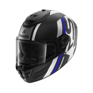 SPARTAN RS CARBON Shawn Matte Carbon Blue Silver