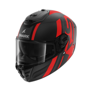 SPARTAN RS CARBON Shawn Matte Carbon Anthracite Red