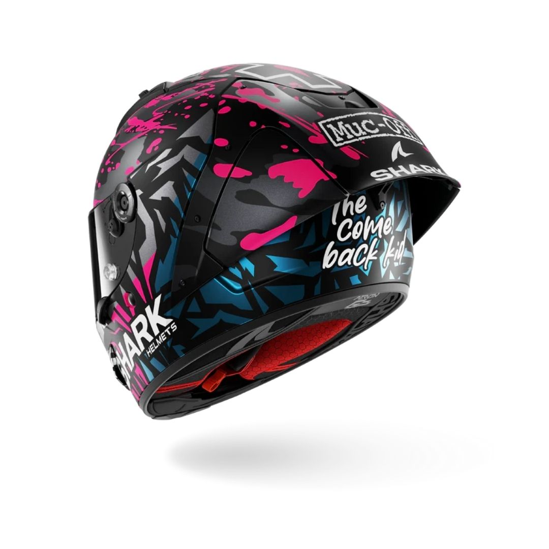 AERON GP FIM RACING #2 REPLICA REDDING Mat Black Violet Blue - Image 2