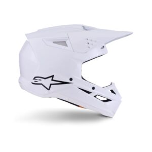 SM3 Solid Helmet ECE06/DOT - White Glossy