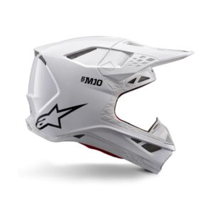 Supertech M10 Solid Helmet - White Glossy
