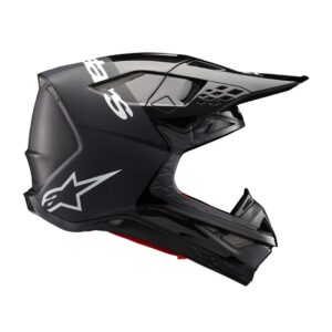 Supertech M10 Flood Helmet - Black/Dark Gray Matte & Glossy
