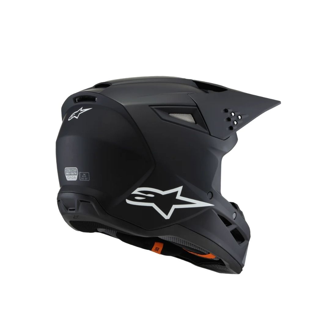 SM3 Youth Solid Helmet ECE06/DOT - Black Matte - Image 6