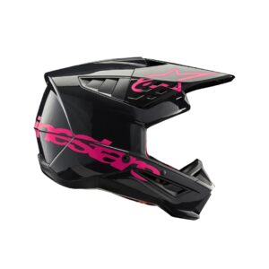SM5 Corp Helmet - Black/Diva Pink Glossy