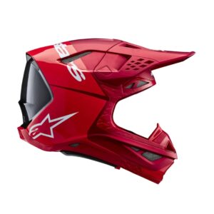 Supertech M10 Flood Helmet - Red Fluo/Red Matte & Glossy