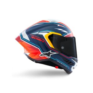 Limited Edition Supertech R10 Acosta Helmet - Blue/Red/White Matt