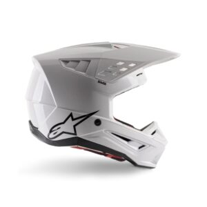 SM5 Solid Helmet - White Glossy