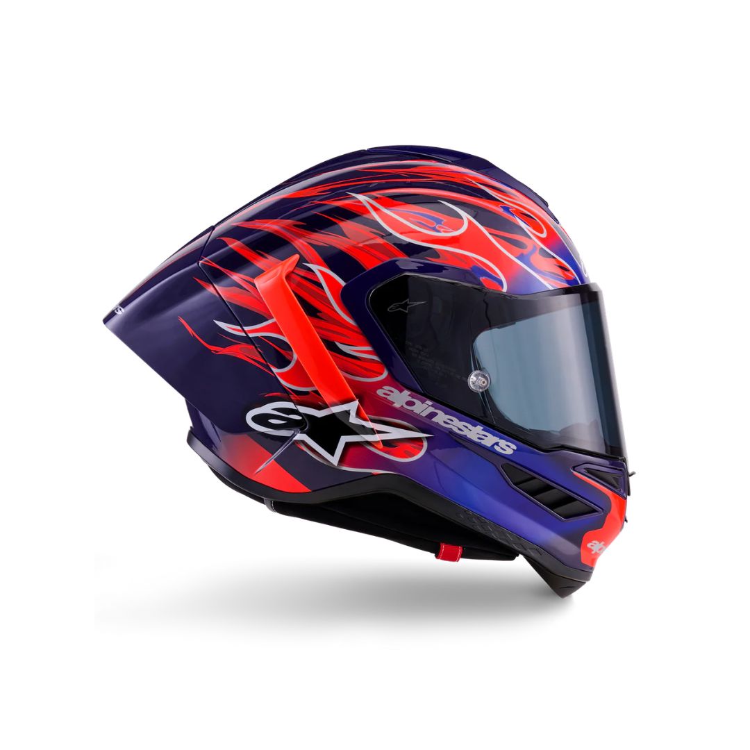 Limited Edition Supertech R10 Flyte Helmet - Purple/Red Glossy