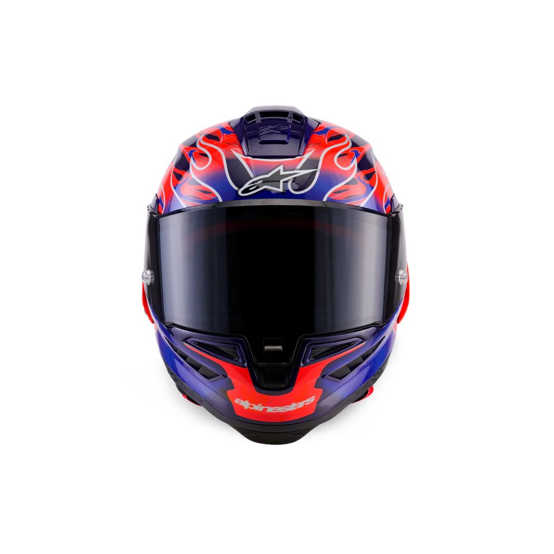 Limited Edition Supertech R10 Flyte Helmet - Purple/Red Glossy - Image 3