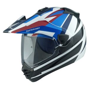 Arai Tour-X5 Africa Twin Motocross Helmet - blue/white