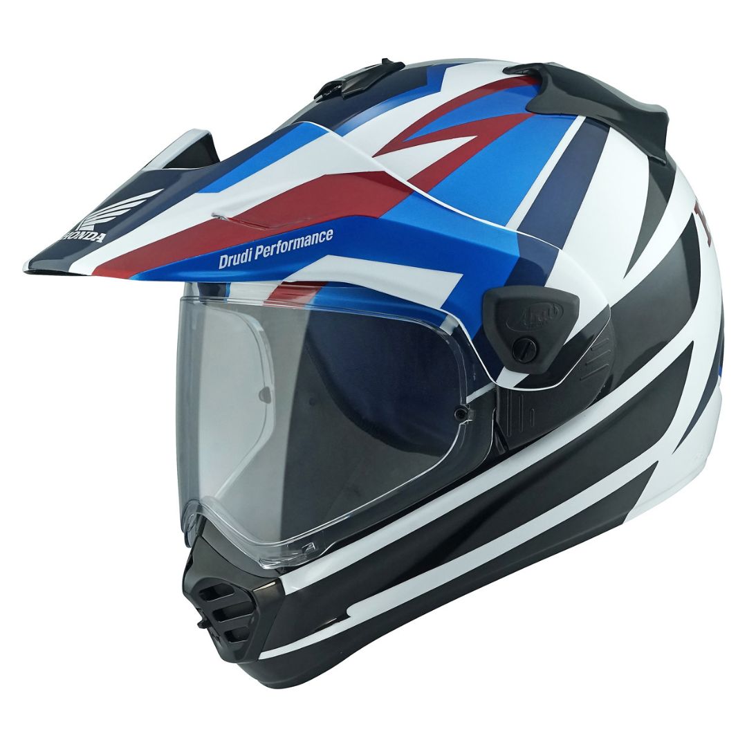 Arai Tour-X5 Africa Twin Motocross Helmet - blue/white
