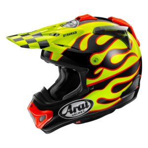 Arai MX-V Evo Flame Motocross Helmet