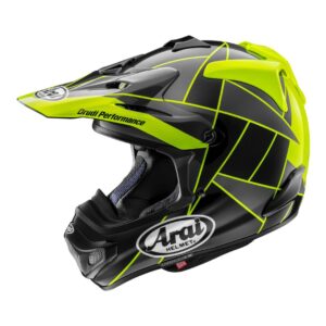 Arai MX-V Evo Peak Motocross Helmet - yellow
