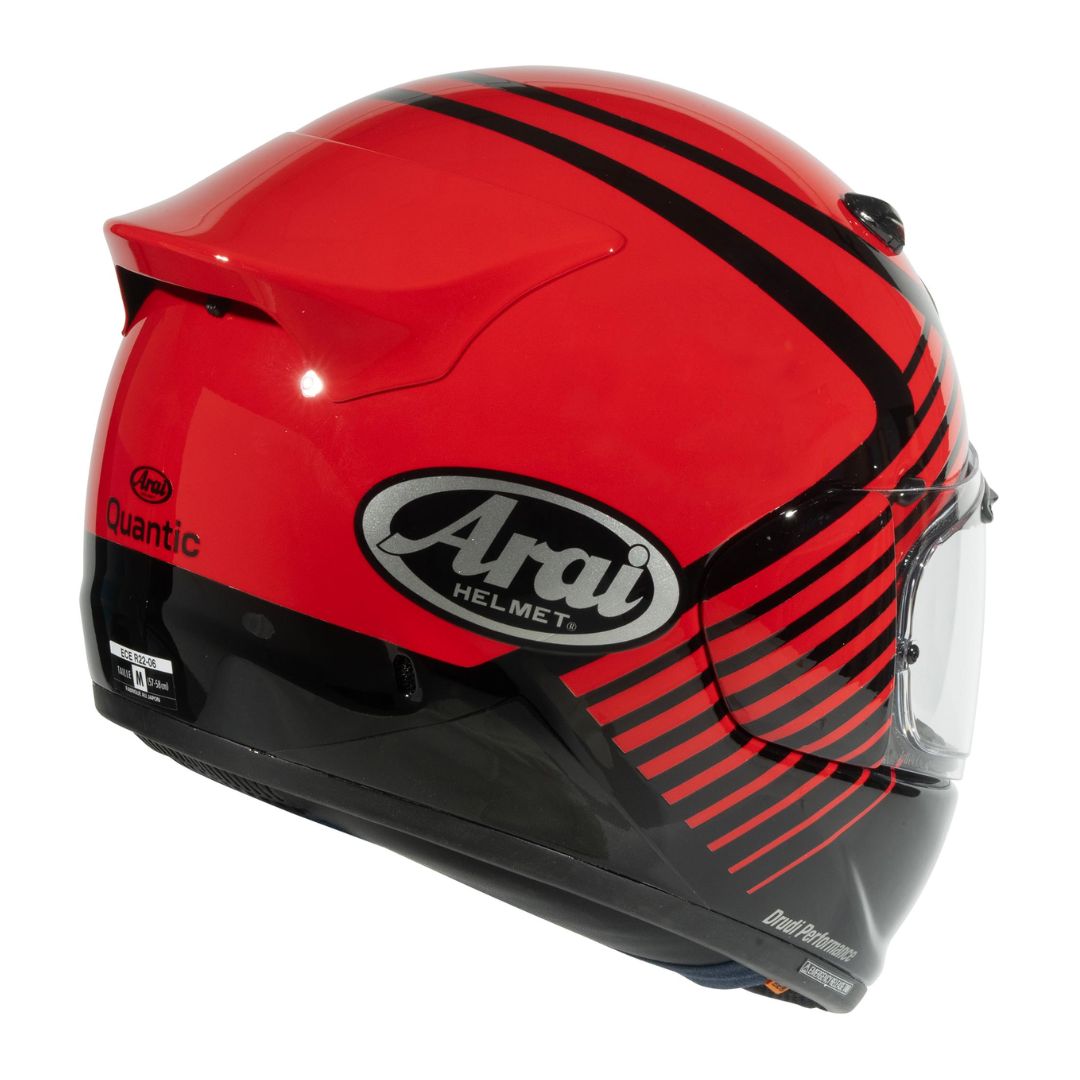 Arai Quantic Flight Helmet Red - Image 2