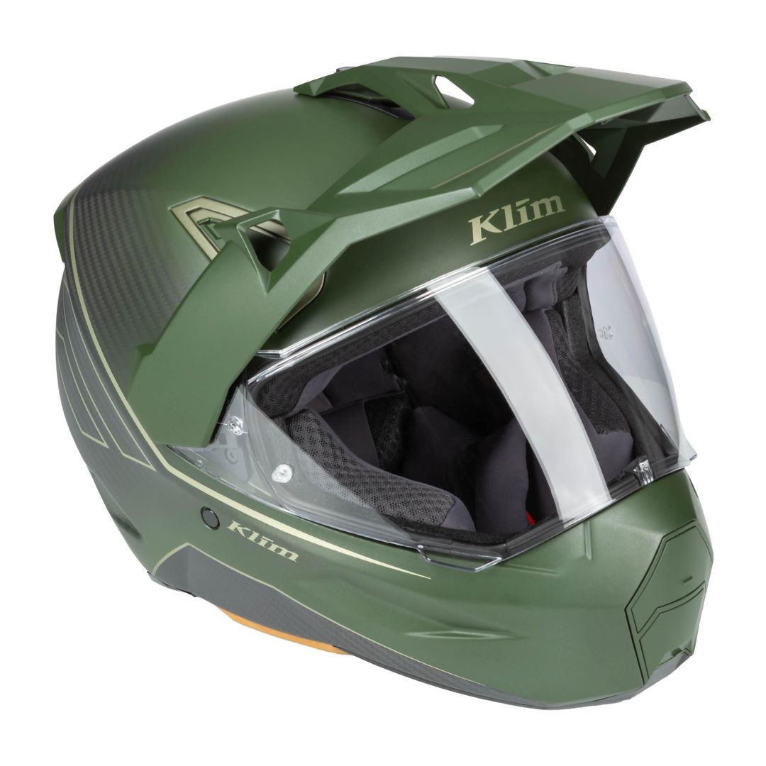 Klim X1 Alpha Graphic Carbon Enduro Helmet military matt - Image 2