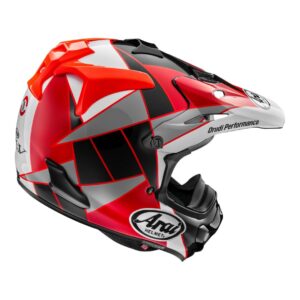 Arai MX-V Evo Peak Motocross Helmet - red