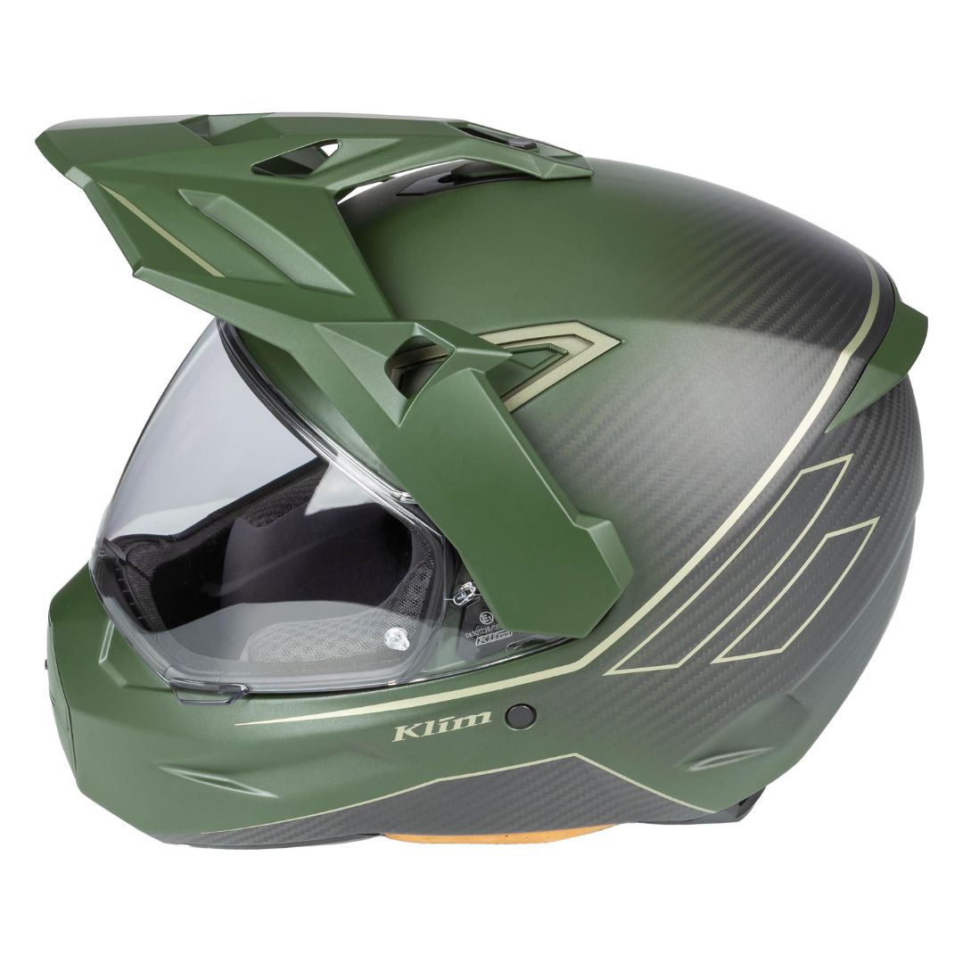 Klim X1 Alpha Graphic Carbon Enduro Helmet military matt - Image 5