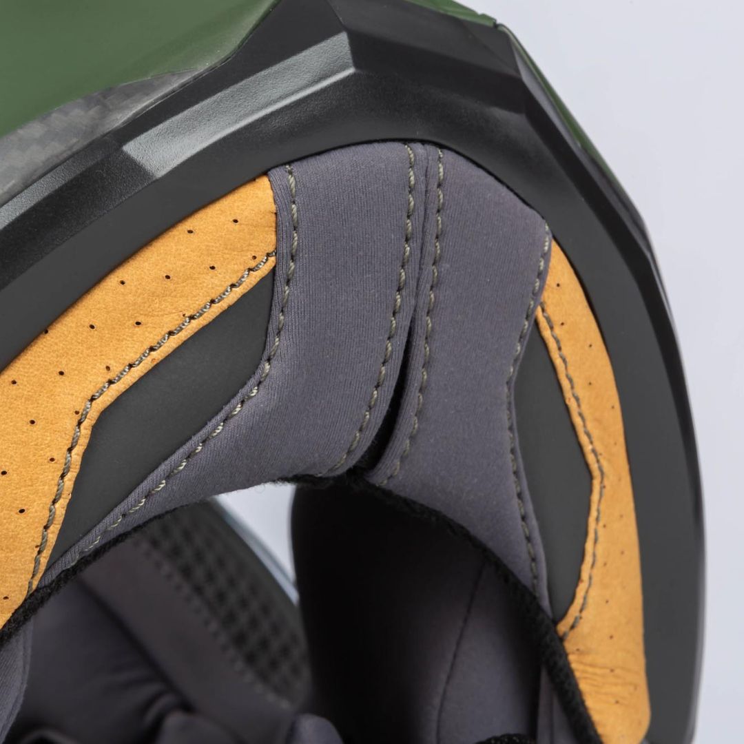 Klim X1 Alpha Graphic Carbon Enduro Helmet military matt - Image 3