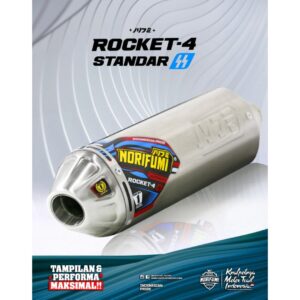 NORIFUMI ROCKET-4 EXHAUST (XPULSE 200 FULL SYSTEM)